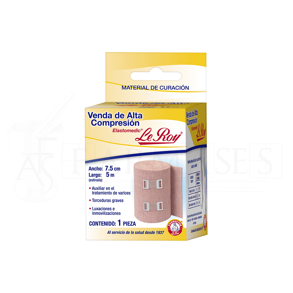 Venda Elastomedic 7 cm x 5 metros